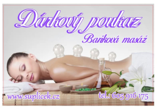 DÁRKOVÝ POUKAZ BAŇKOVÁ MASÁŽ